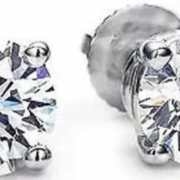 Diamond Earring Studs - Picture 3 of 4